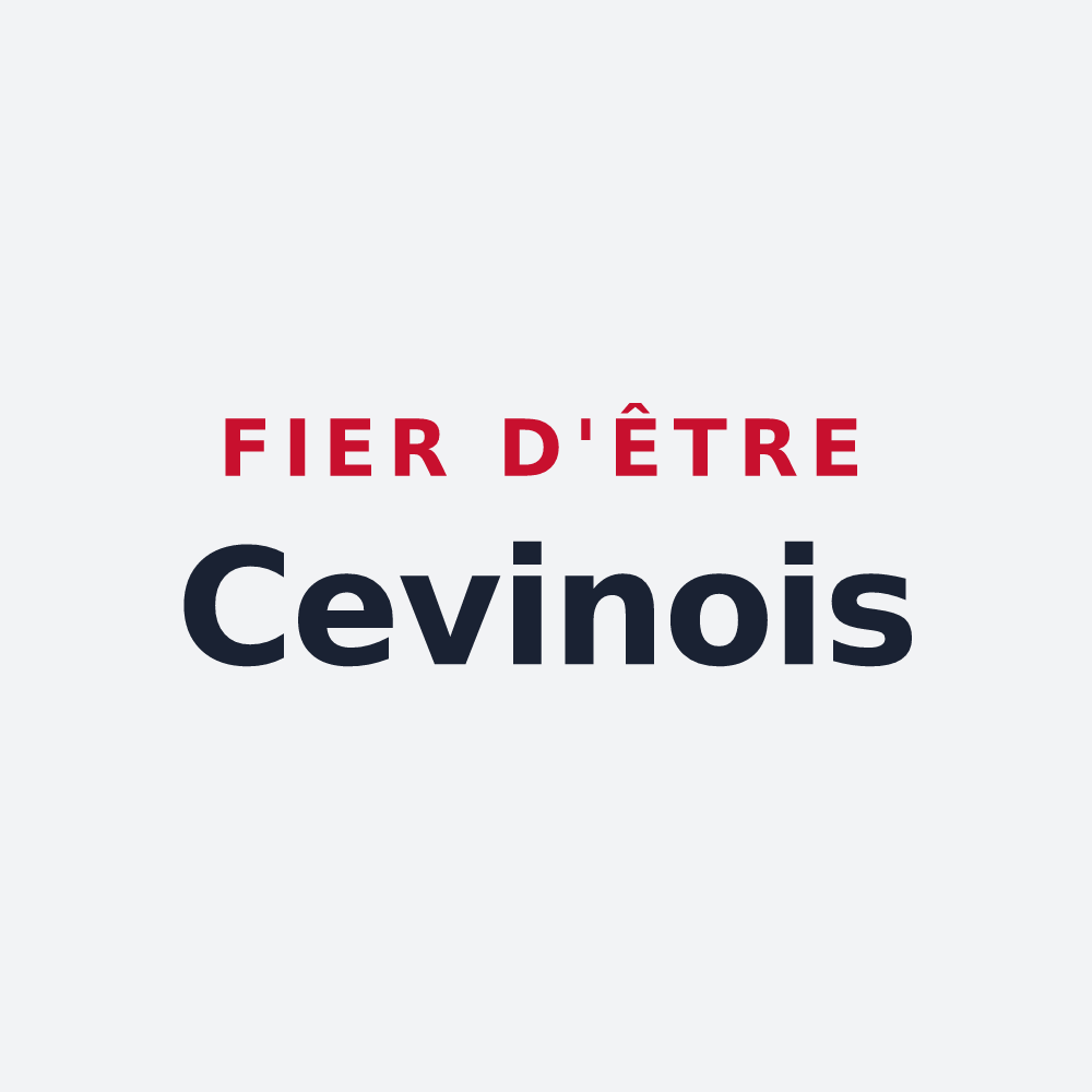 Poster « Fier d'être Cevinois » — design pour Cevins
