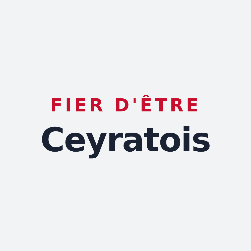 Poster « Fier d'être Ceyratois » — design pour Ceyrat