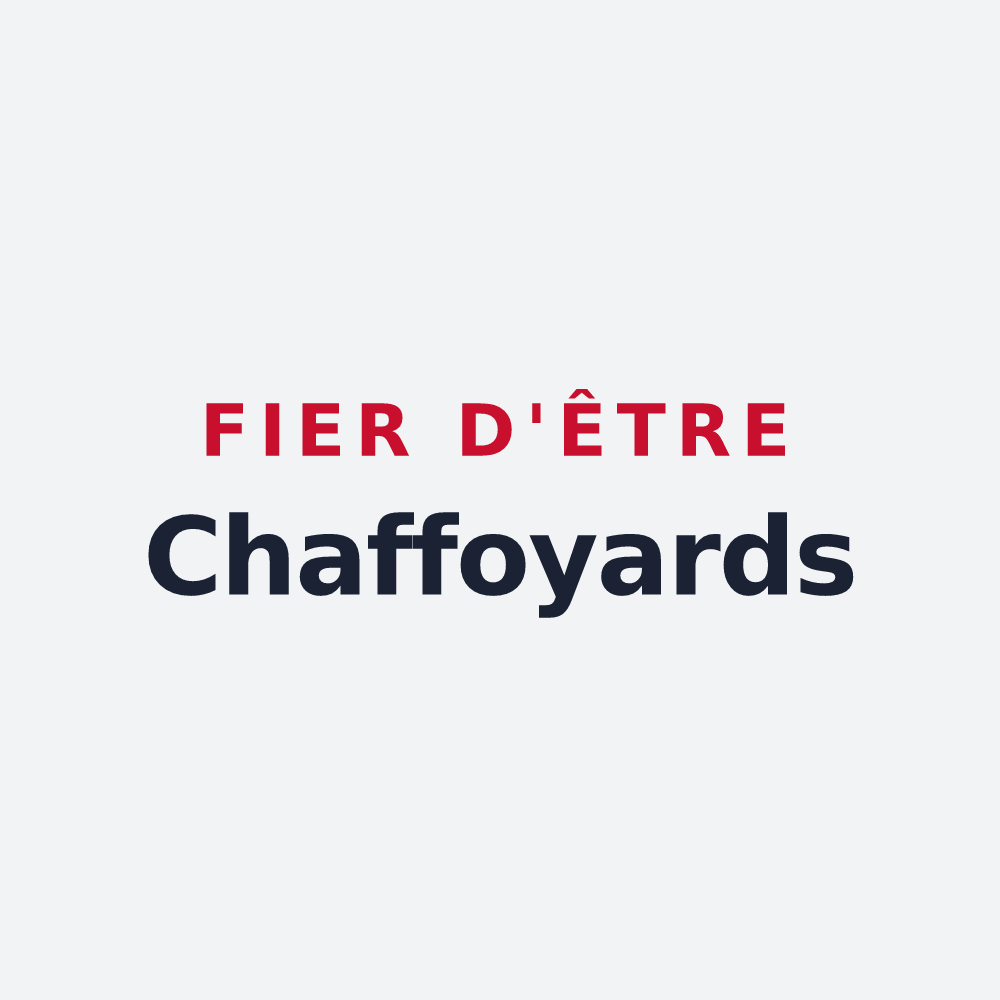 Poster « Fier d'être Chaffoyards » — design pour Chaffois