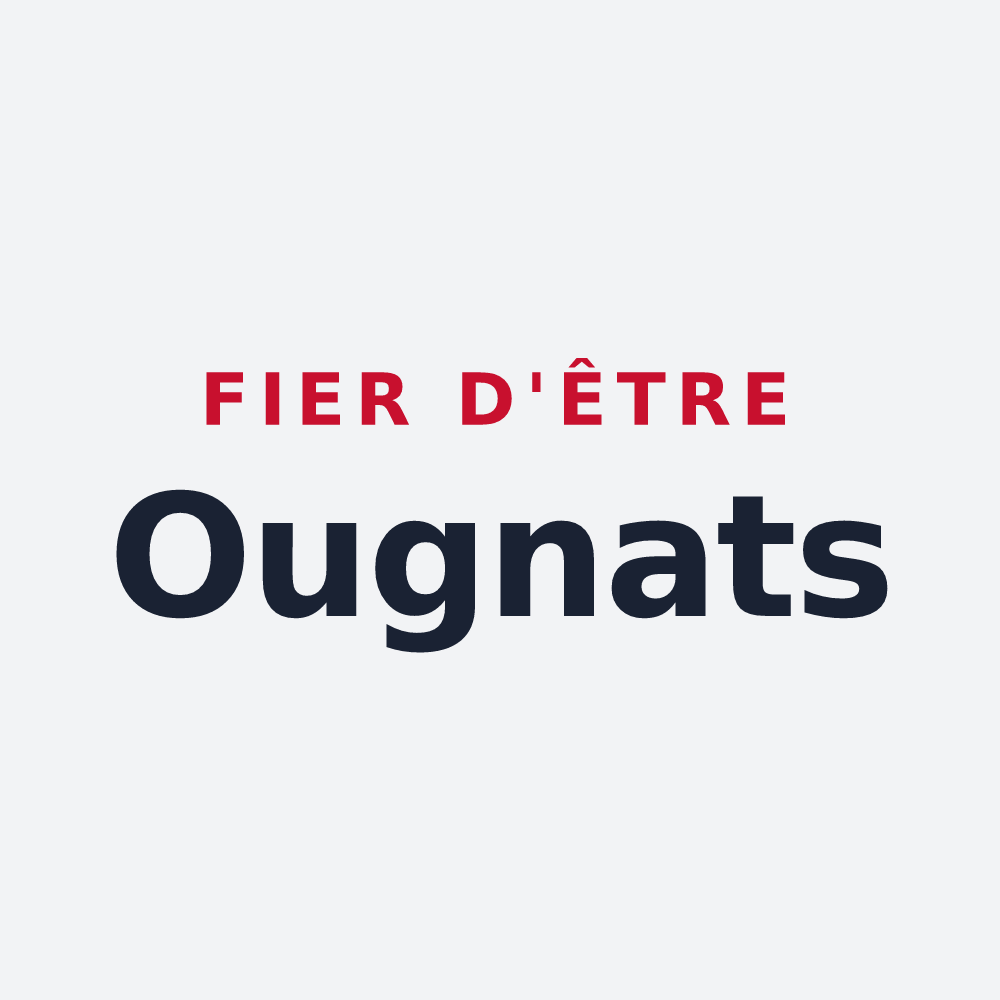 Poster « Fier d'être Ougnats » — design pour Chagny
