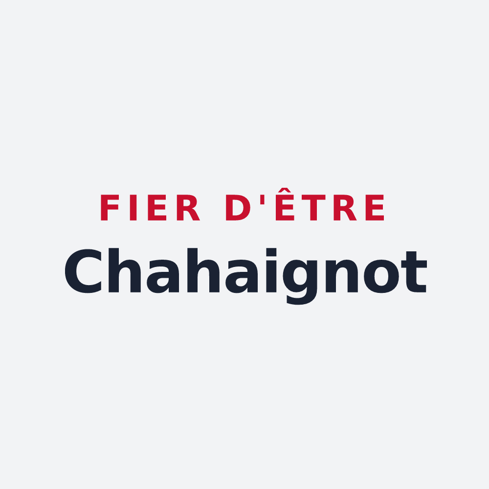 Poster « Fier d'être Chahaignot » — design pour Chahaignes