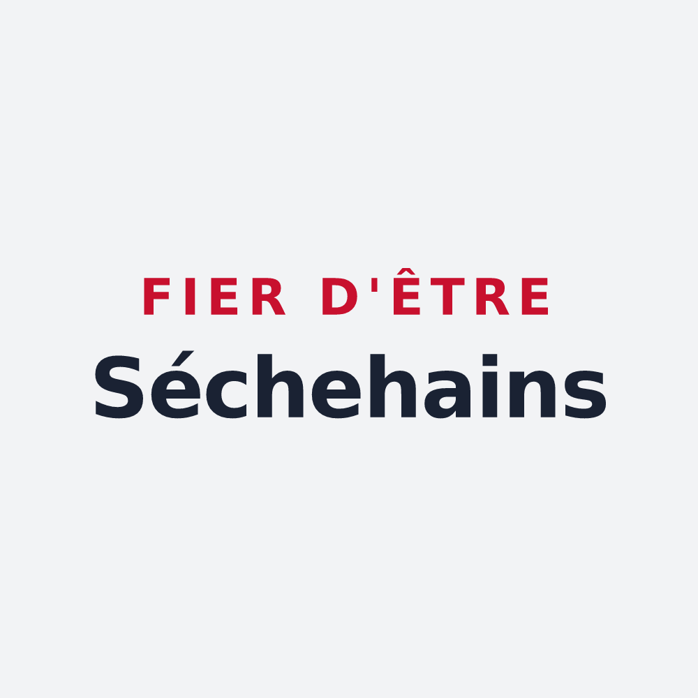 Poster « Fier d'être Séchehains » — design pour Chahains