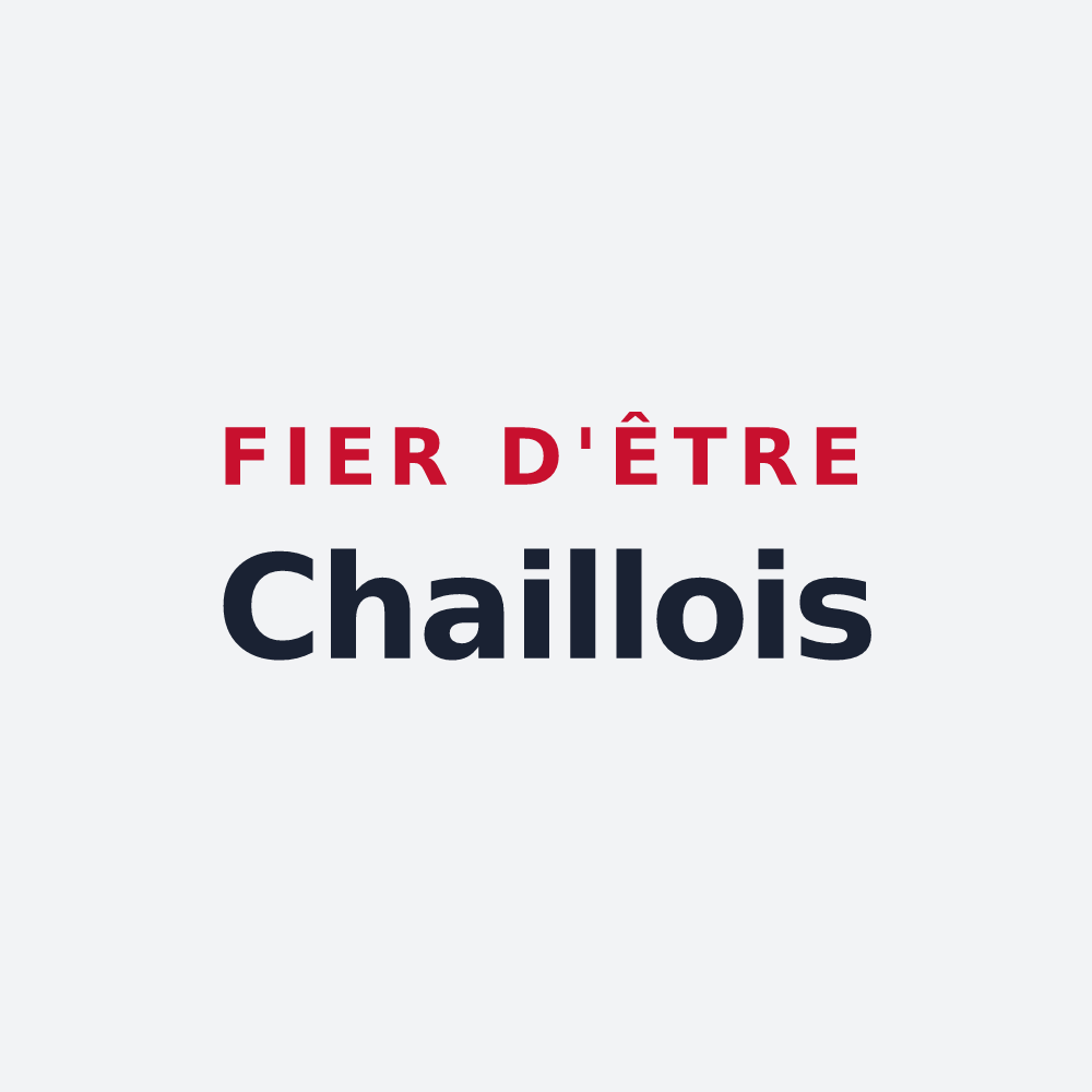 Poster « Fier d'être Chaillois » — design pour Chailles