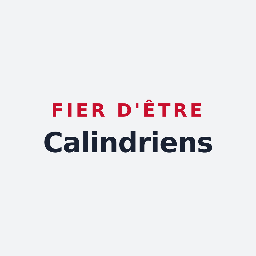 Poster « Fier d'être Calindriens » — design pour Chalindrey
