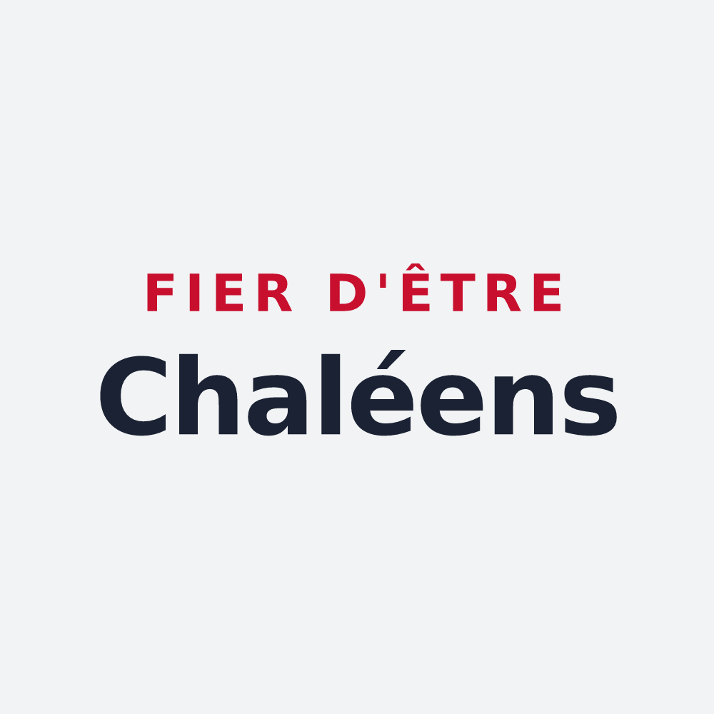 Poster « Fier d'être Chaléens » — design pour Challes-la-Montagne