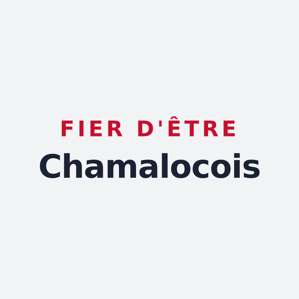 Poster « Fier d'être Chamalocois » — design pour Chamaloc