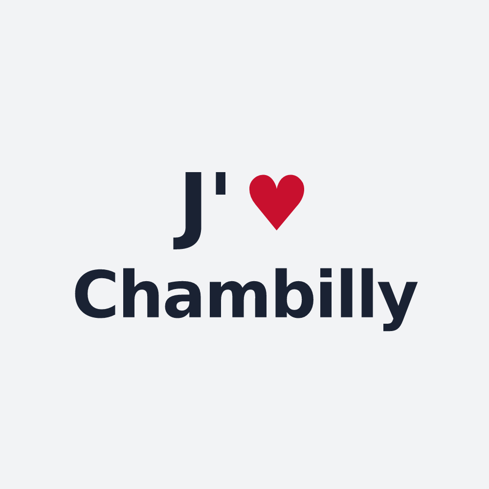 Poster personnalisé Chambilly — design J'aime Chambilly