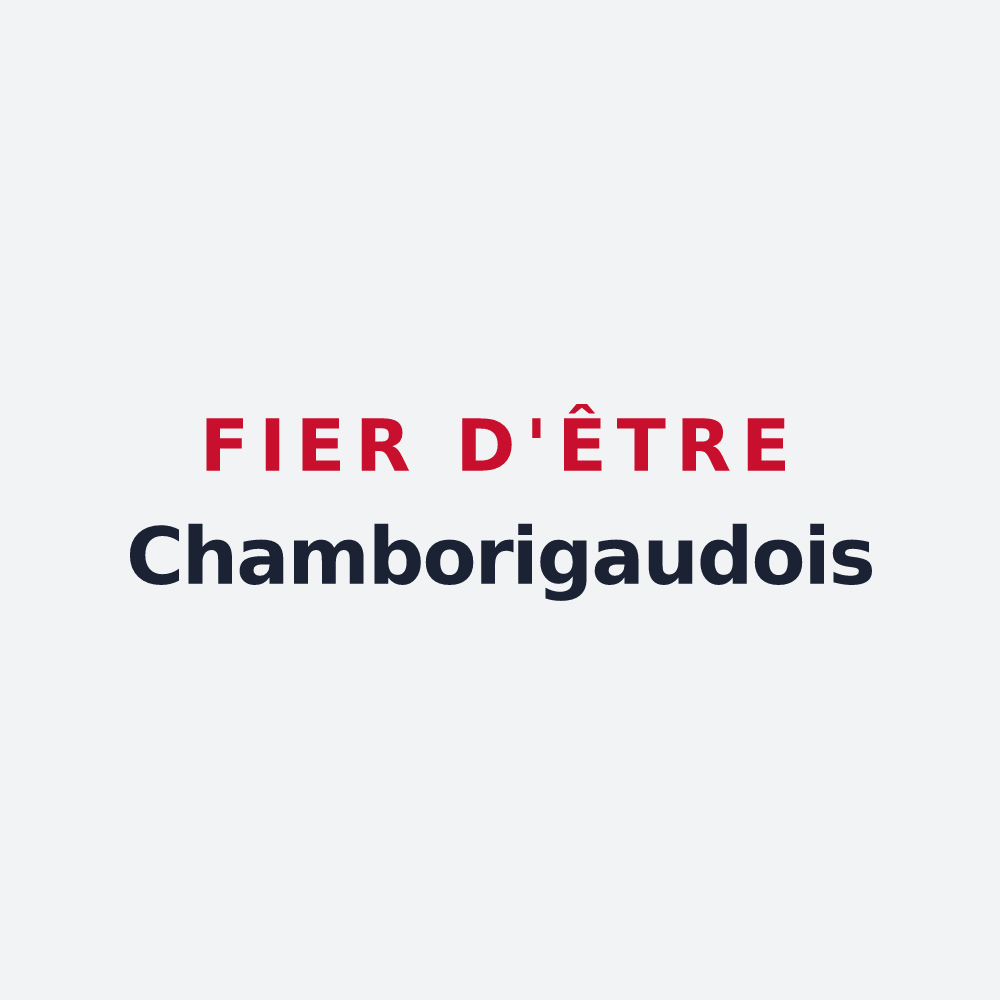 Poster « Fier d'être Chamborigaudois » — design pour Chamborigaud