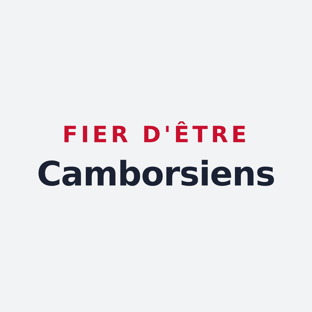 Poster « Fier d'être Camborsiens » — design pour Chambors