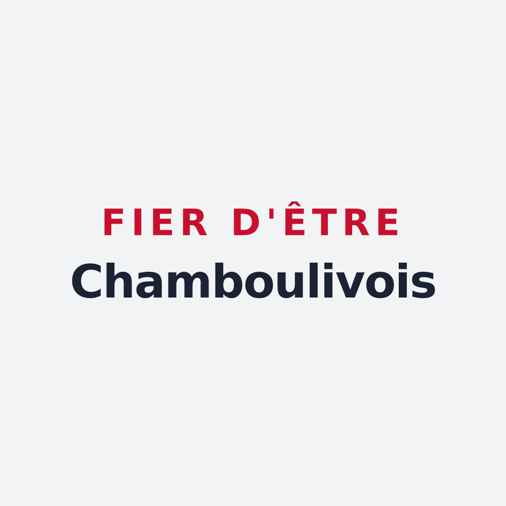 Poster « Fier d'être Chamboulivois » — design pour Chamboulive