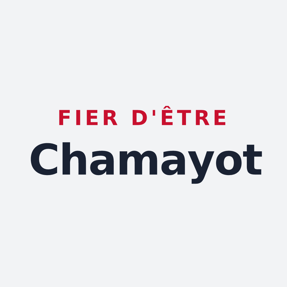Poster « Fier d'être Chamayot » — design pour Chamery