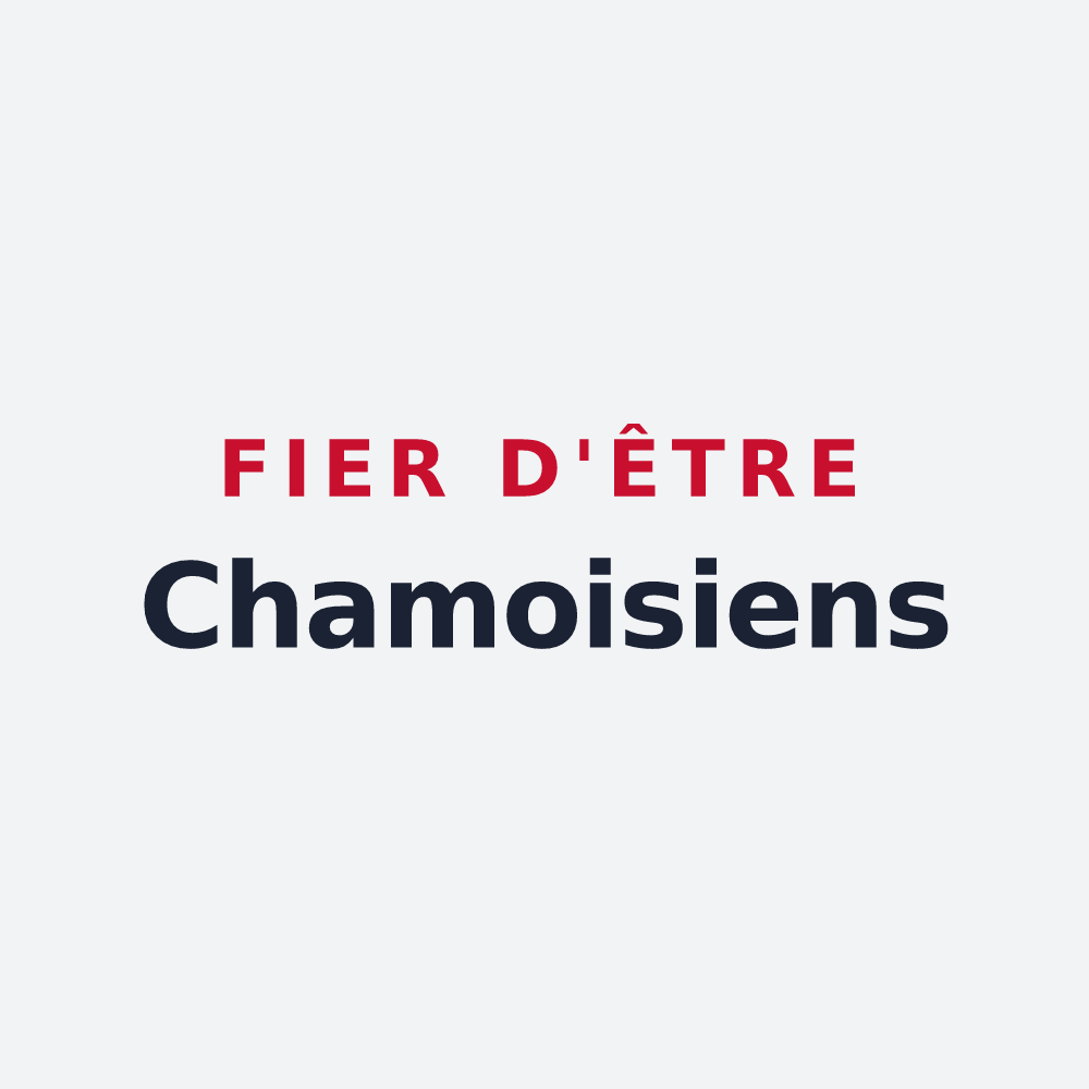 Poster « Fier d'être Chamoisiens » — design pour Chamoy
