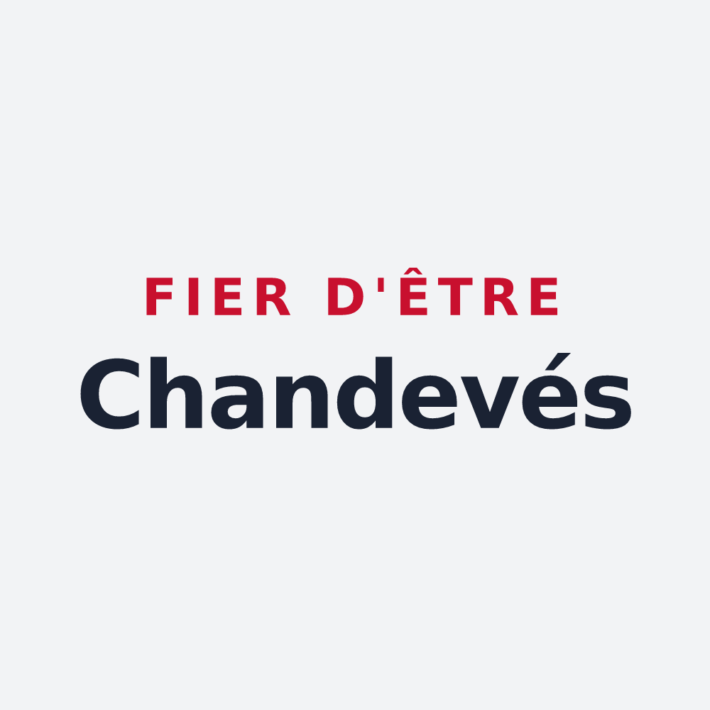 Poster « Fier d'être Chandevés » — design pour Champdivers