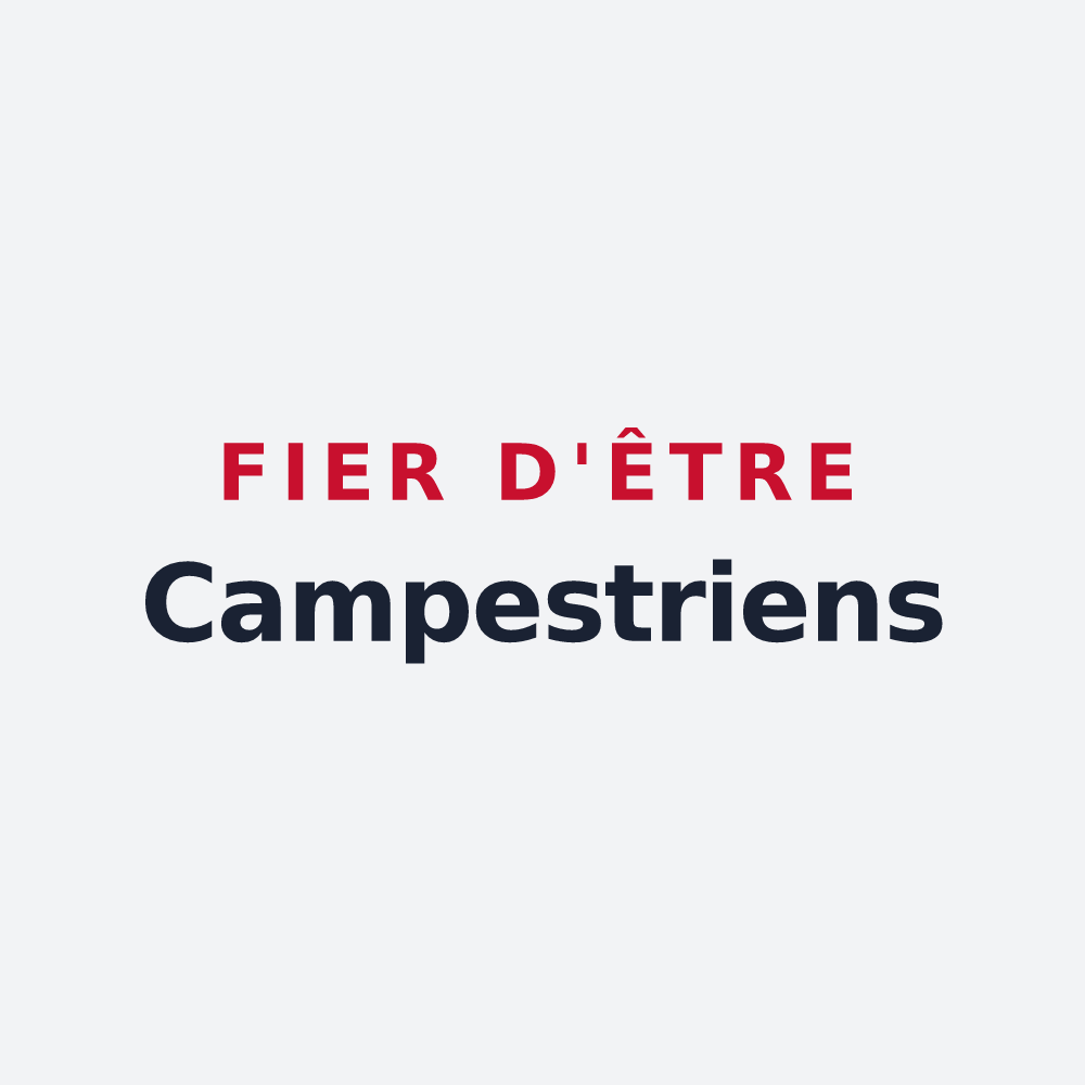 Poster « Fier d'être Campestriens » — design pour Champigny