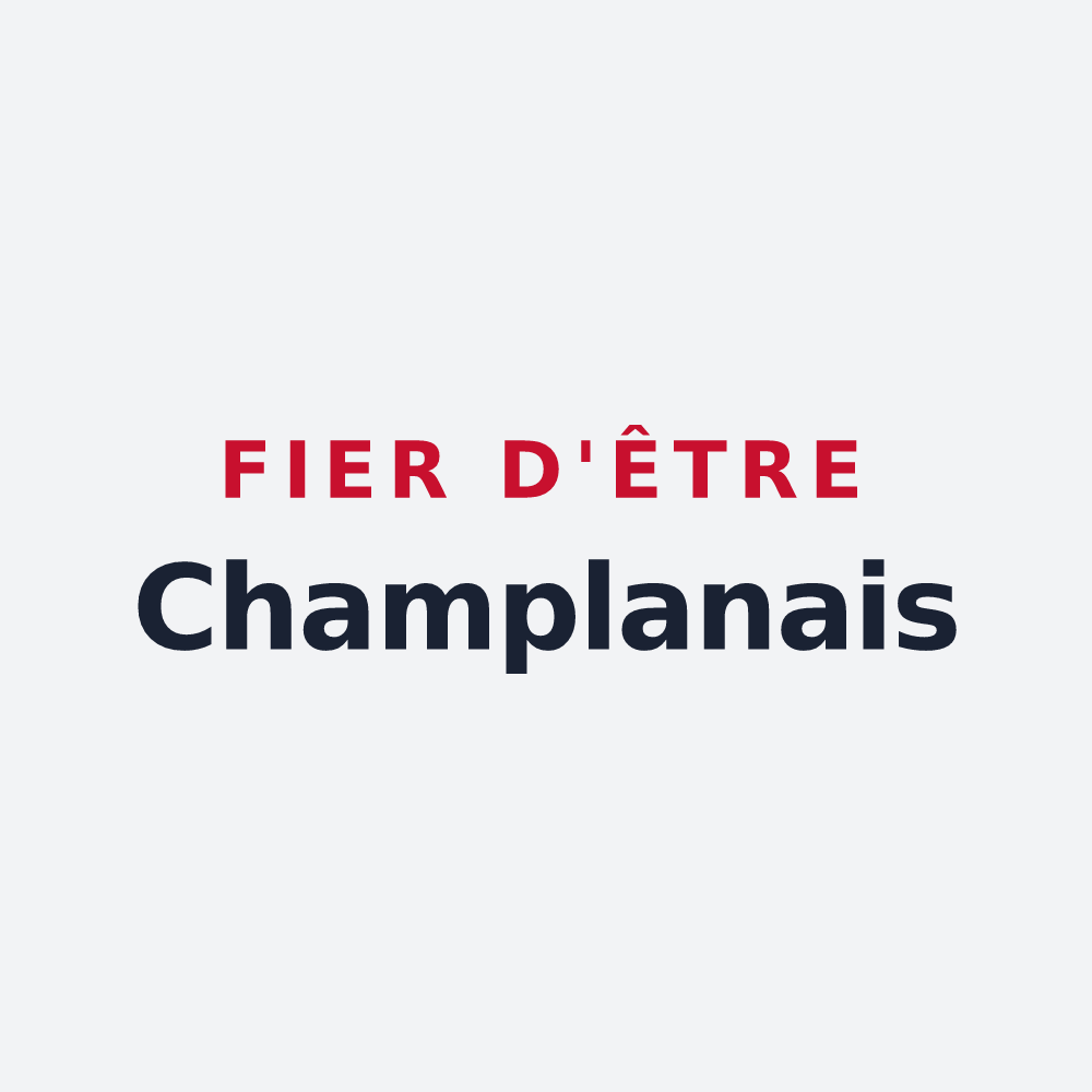 Poster « Fier d'être Champlanais » — design pour Champlan