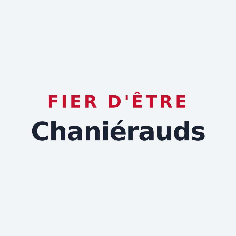 Poster « Fier d'être Chaniérauds » — design pour Champniers