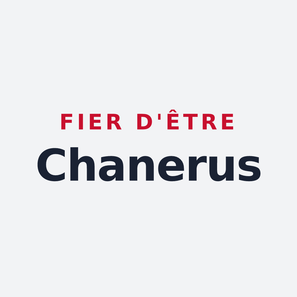 Poster « Fier d'être Chanerus » — design pour Chanay