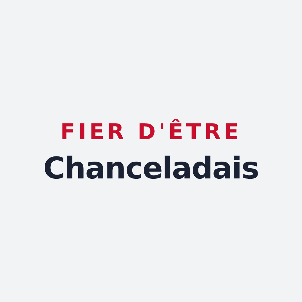 Poster « Fier d'être Chanceladais » — design pour Chancelade