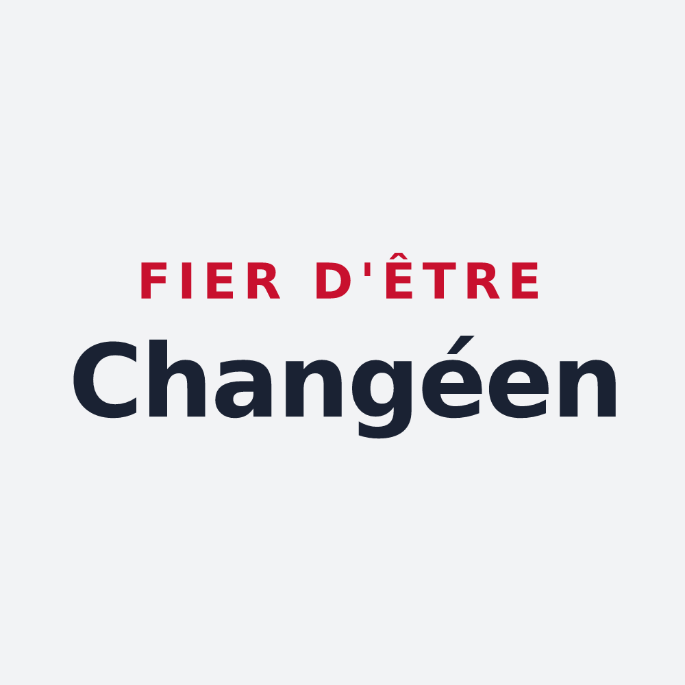 Poster « Fier d'être Changéen » — design pour Changé