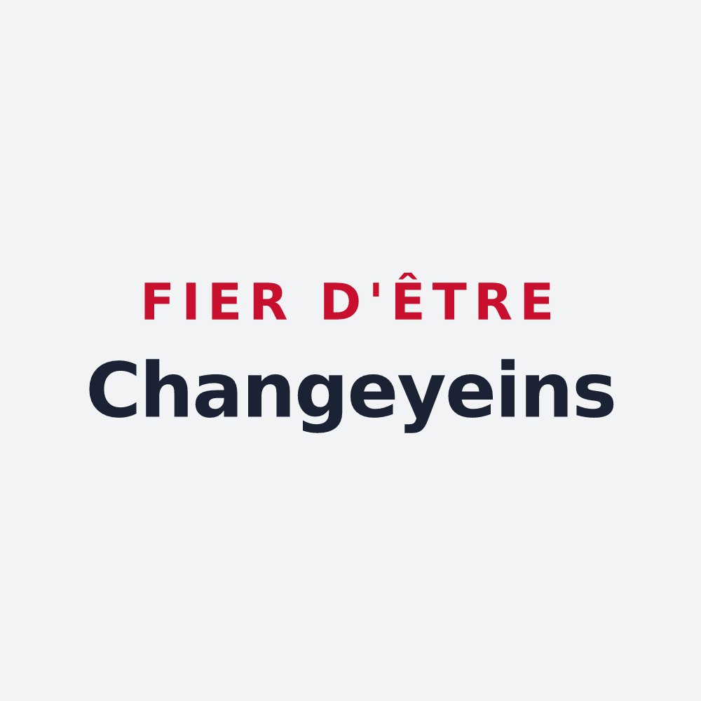 Poster « Fier d'être Changeyeins » — design pour Changey