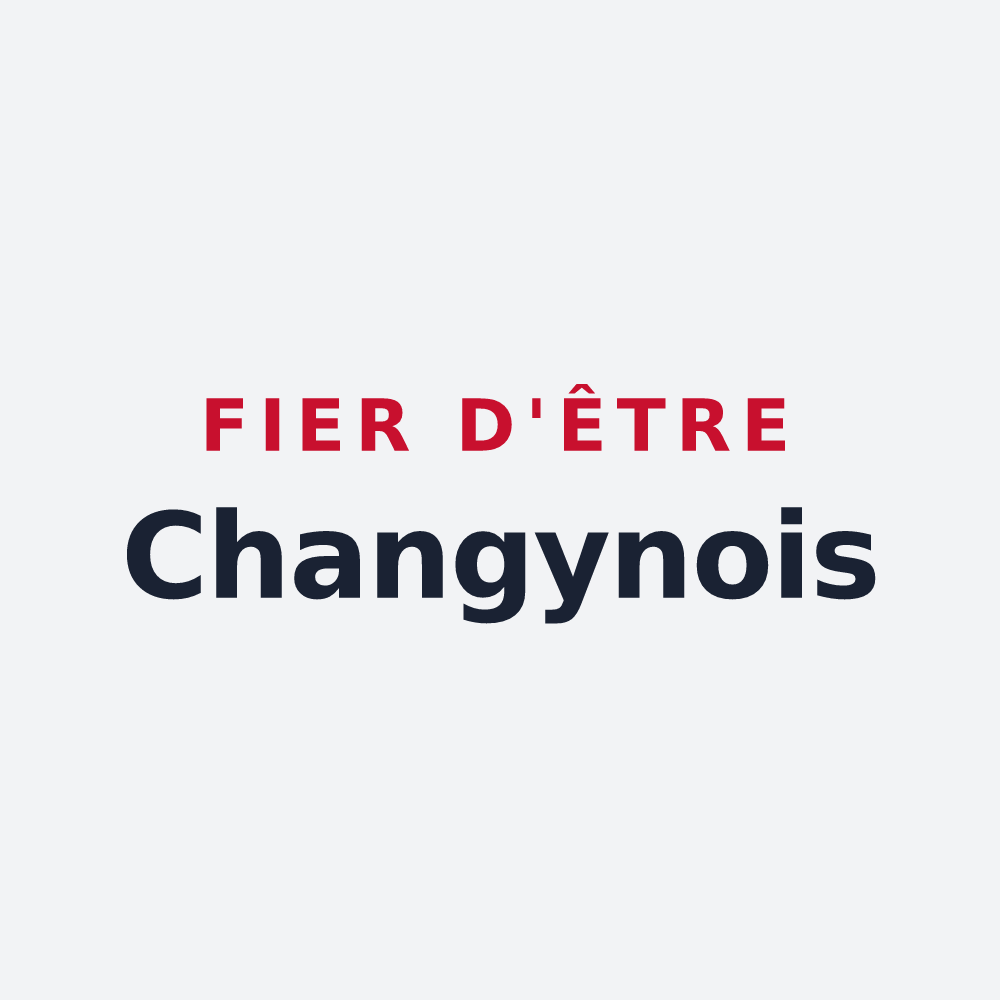 Poster « Fier d'être Changynois » — design pour Changy