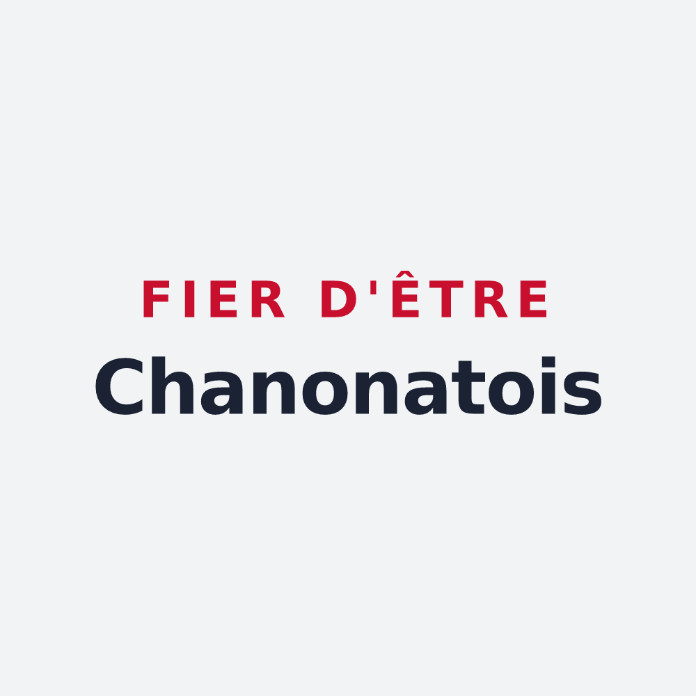 Poster « Fier d'être Chanonatois » — design pour Chanonat