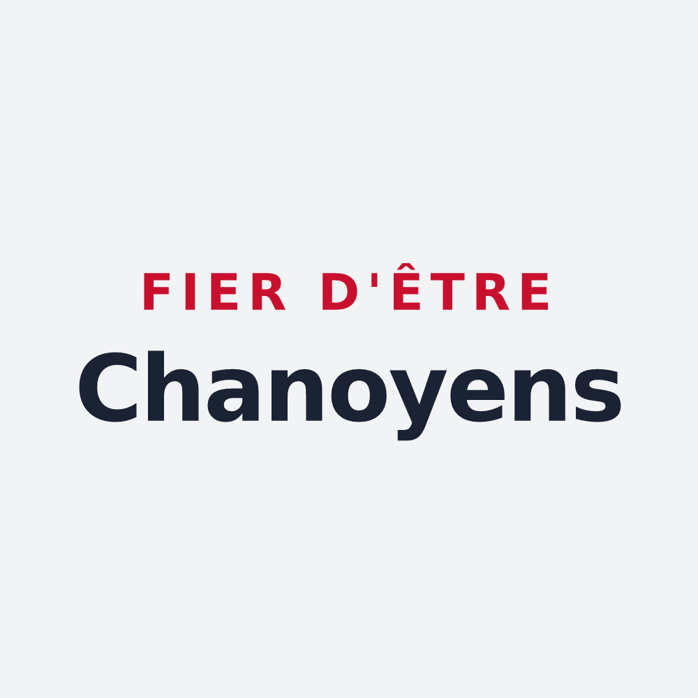 Poster « Fier d'être Chanoyens » — design pour Chanoy