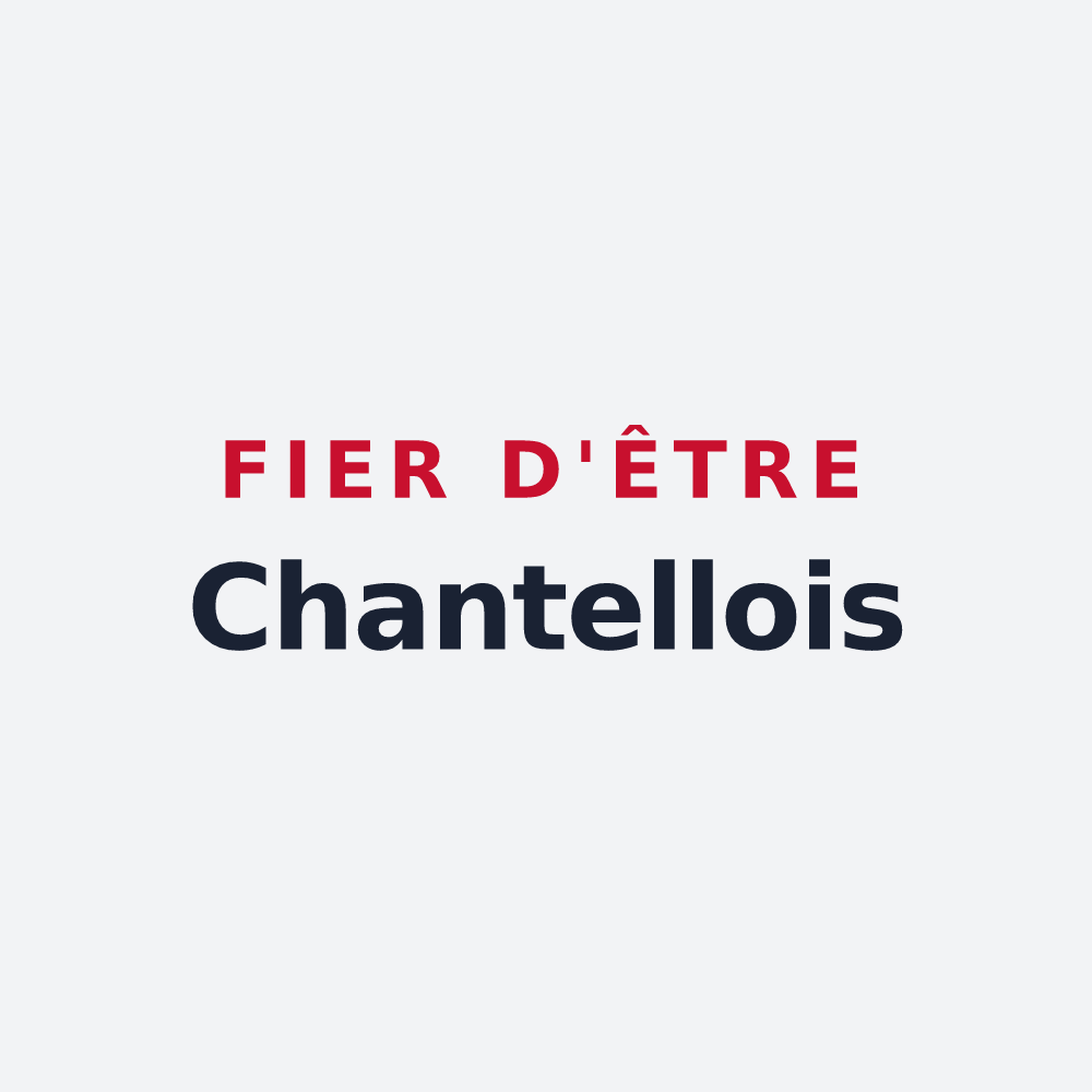 Poster « Fier d'être Chantellois » — design pour Chantelle