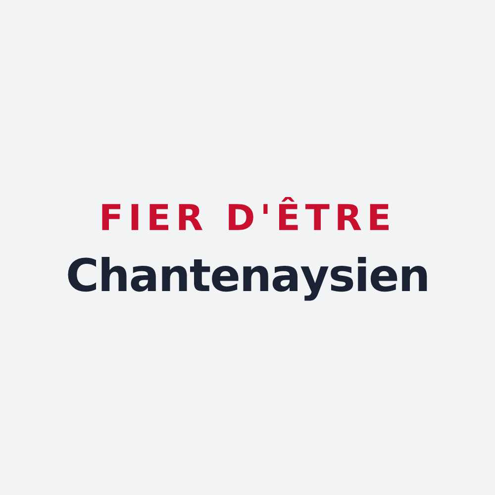 Poster « Fier d'être Chantenaysien » — design pour Chantenay-Villedieu