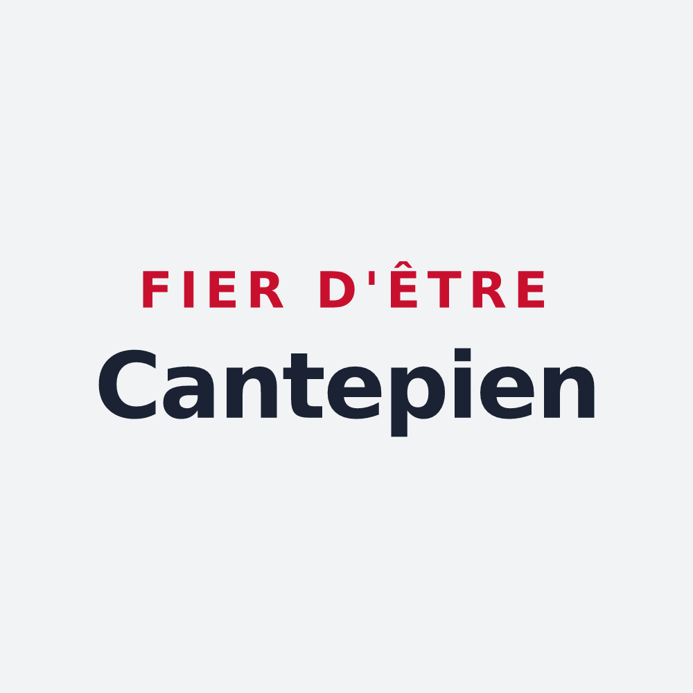 Poster « Fier d'être Cantepien » — design pour Chantepie