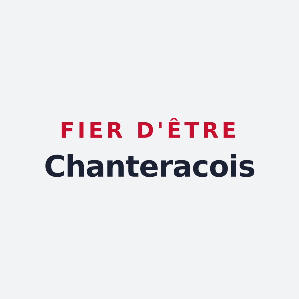 Poster « Fier d'être Chanteracois » — design pour Chantérac