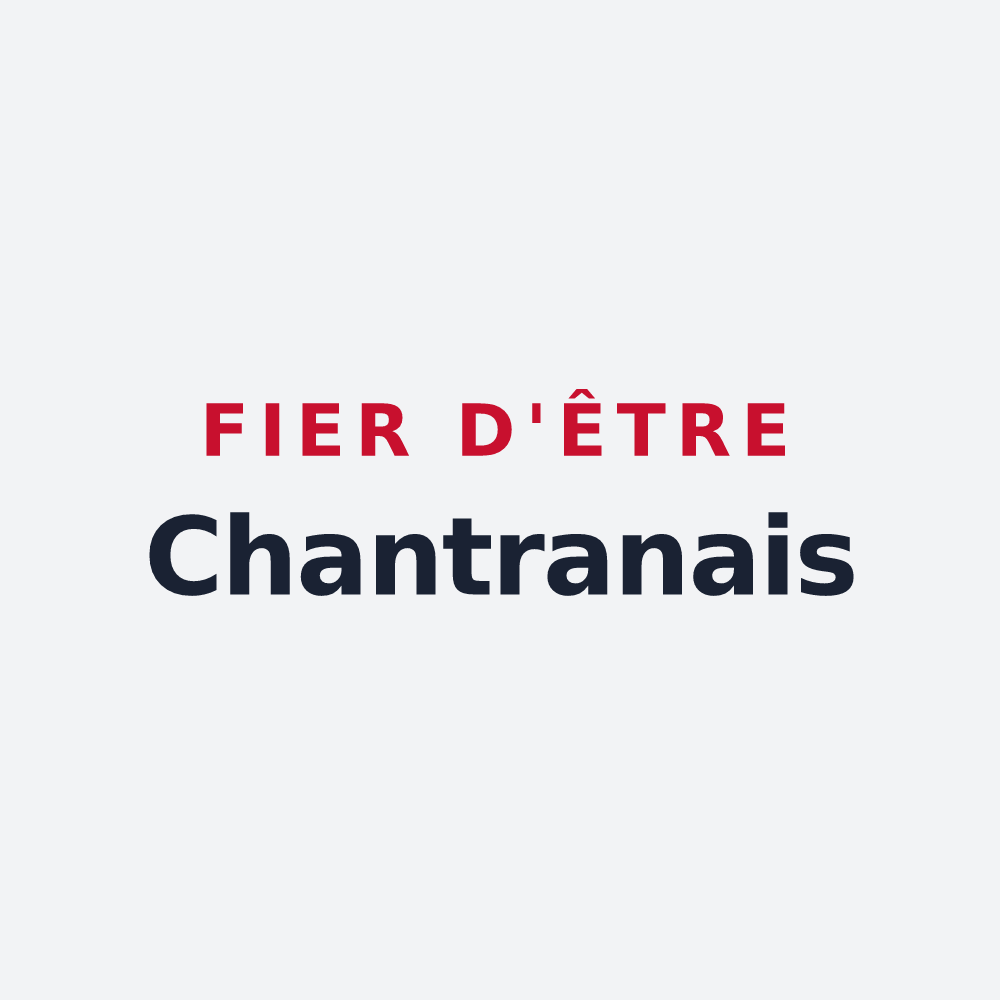 Poster « Fier d'être Chantranais » — design pour Chantrans