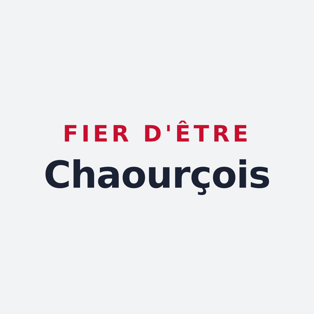 Poster « Fier d'être Chaourçois » — design pour Chaource
