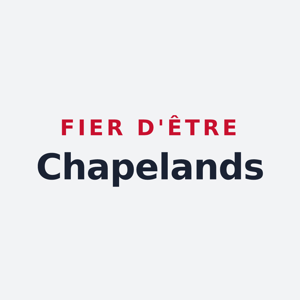 Poster « Fier d'être Chapelands » — design pour Chapelle-des-Bois