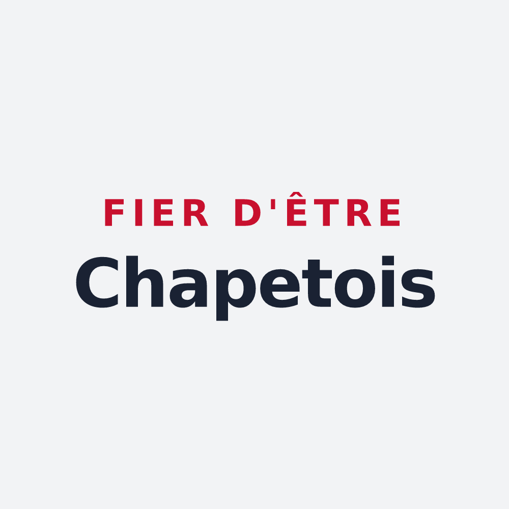 Poster « Fier d'être Chapetois » — design pour Chapet