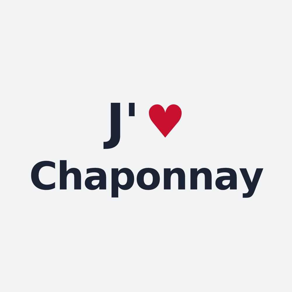 Poster personnalisé Chaponnay — design J'aime Chaponnay