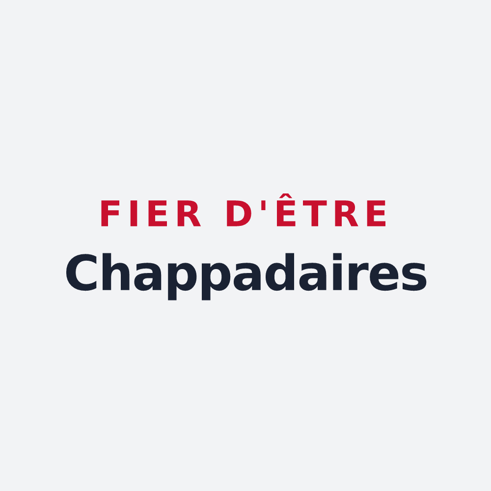 Poster « Fier d'être Chappadaires » — design pour Chappes