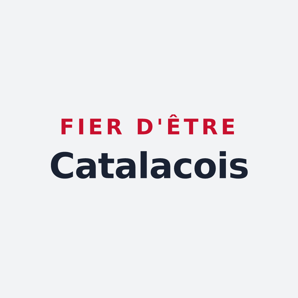 Poster « Fier d'être Catalacois » — design pour Chaptelat
