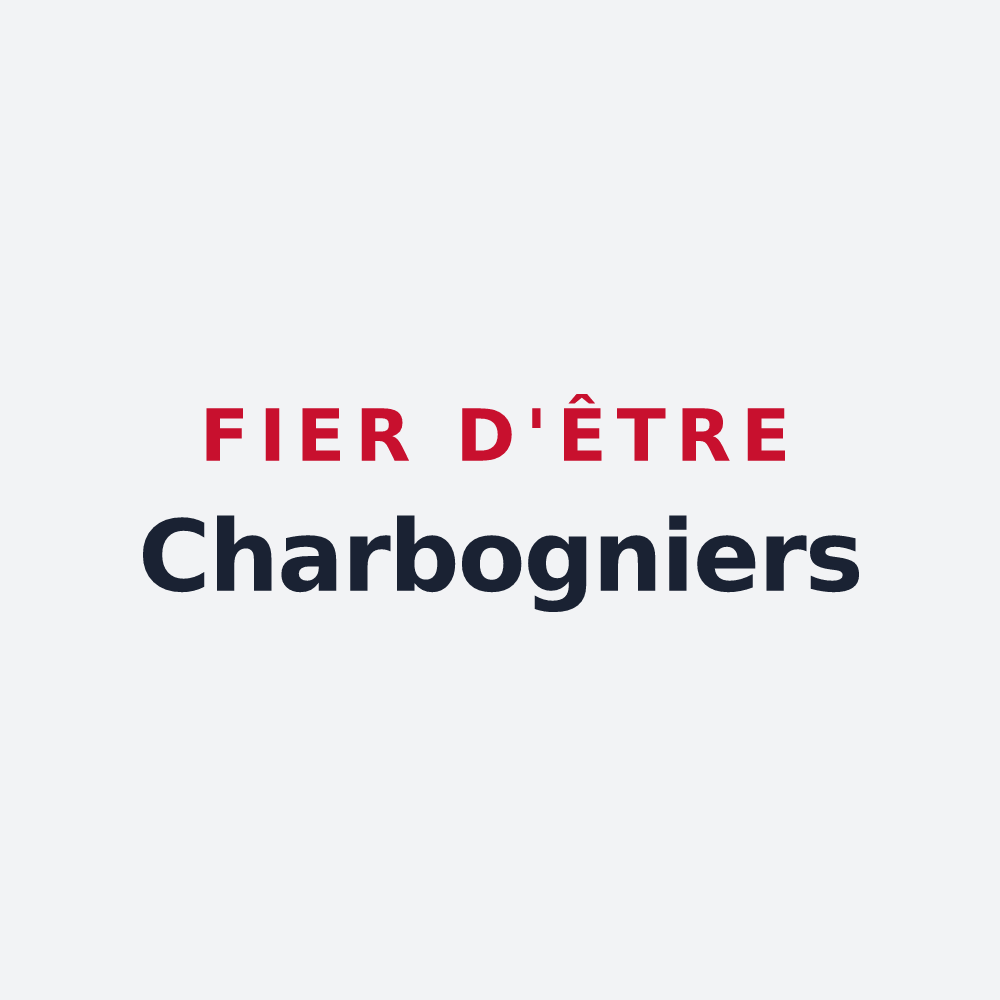 Poster « Fier d'être Charbogniers » — design pour Charbogne