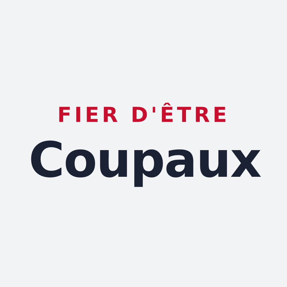 Poster « Fier d'être Coupaux » — design pour Charbonnières-les-Varennes