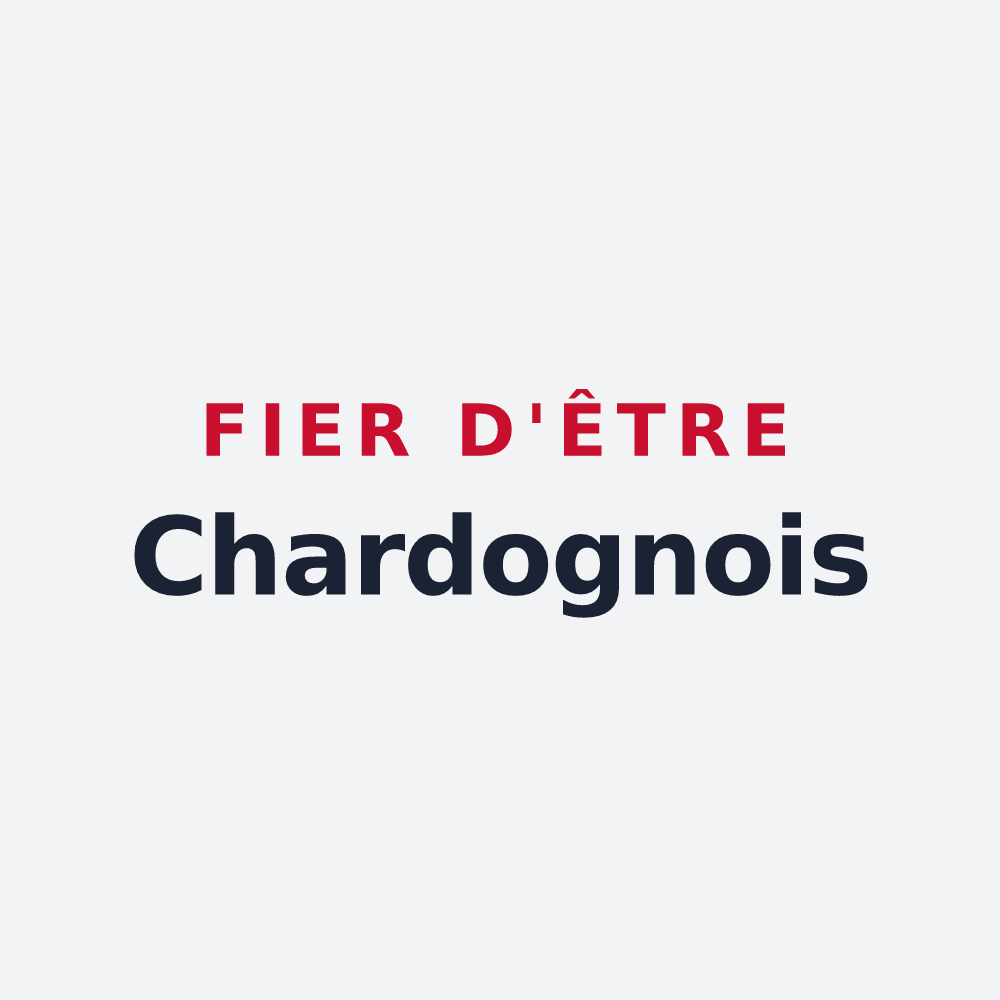 Poster « Fier d'être Chardognois » — design pour Chardogne