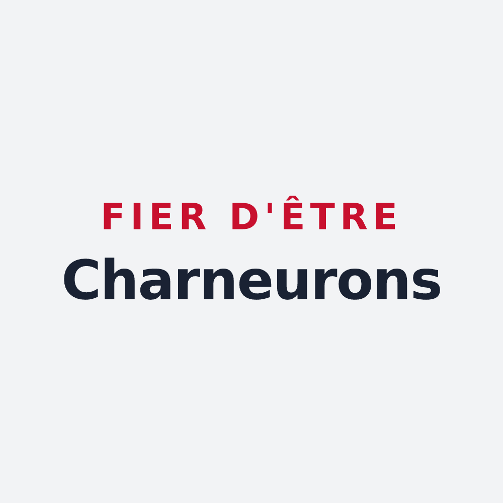 Poster « Fier d'être Charneurons » — design pour Chardonnay
