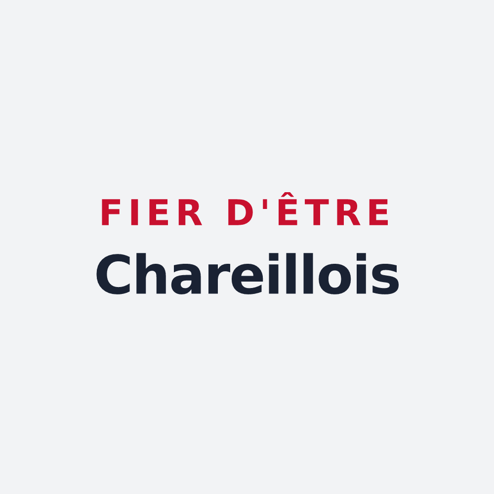 Poster « Fier d'être Chareillois » — design pour Chareil-Cintrat