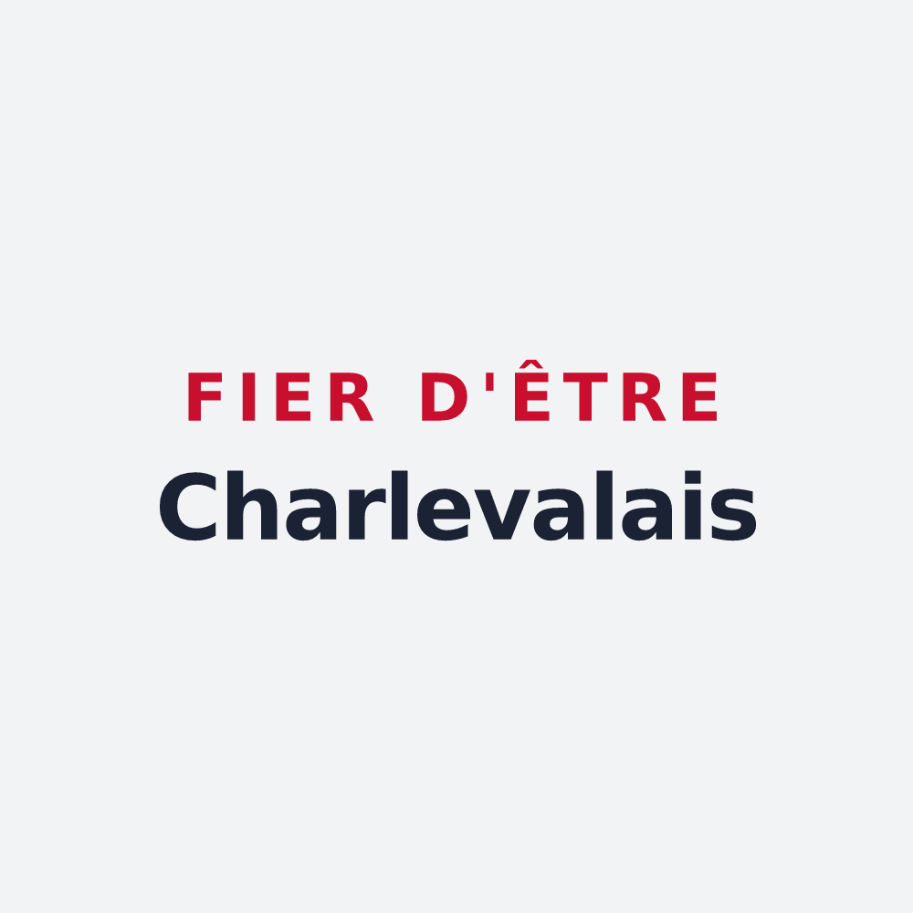 Poster « Fier d'être Charlevalais » — design pour Charleval