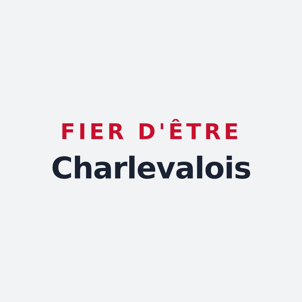 Poster « Fier d'être Charlevalois » — design pour Charleval