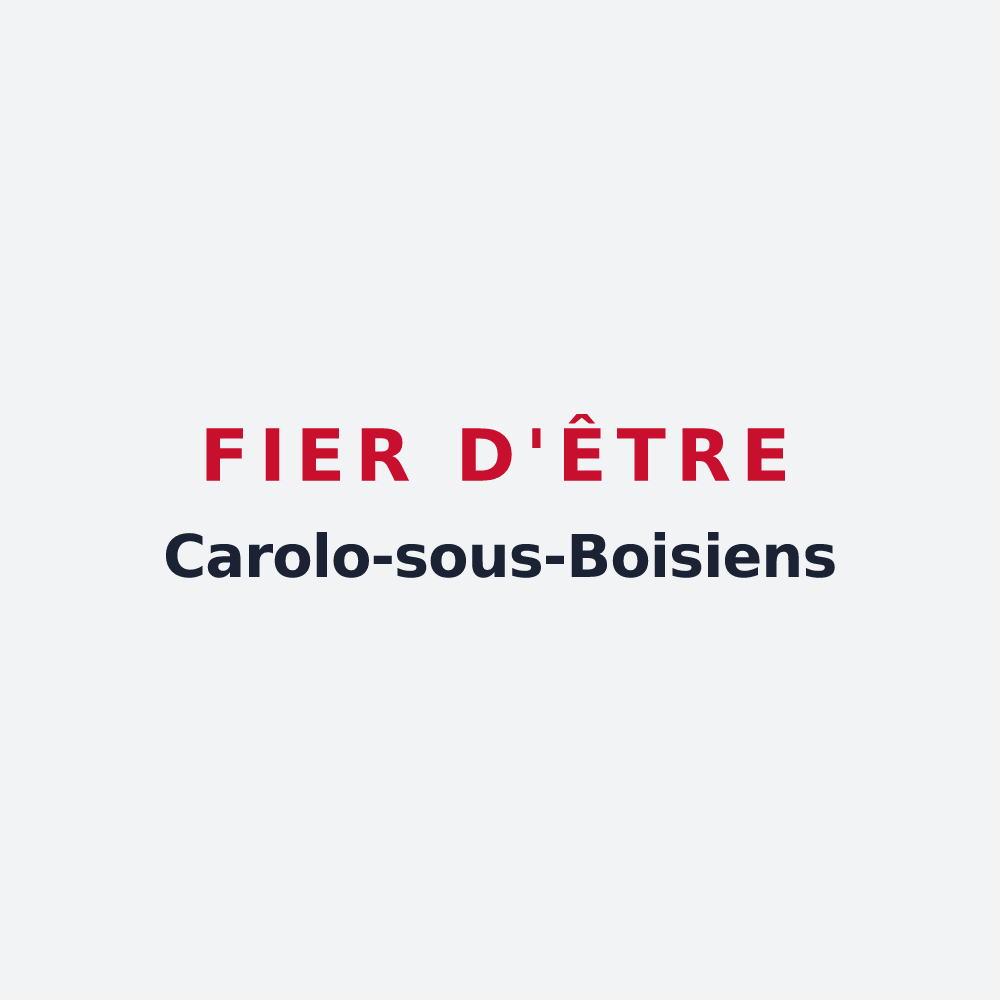 Poster « Fier d'être Carolo-sous-Boisiens » — design pour Charleville-sous-Bois