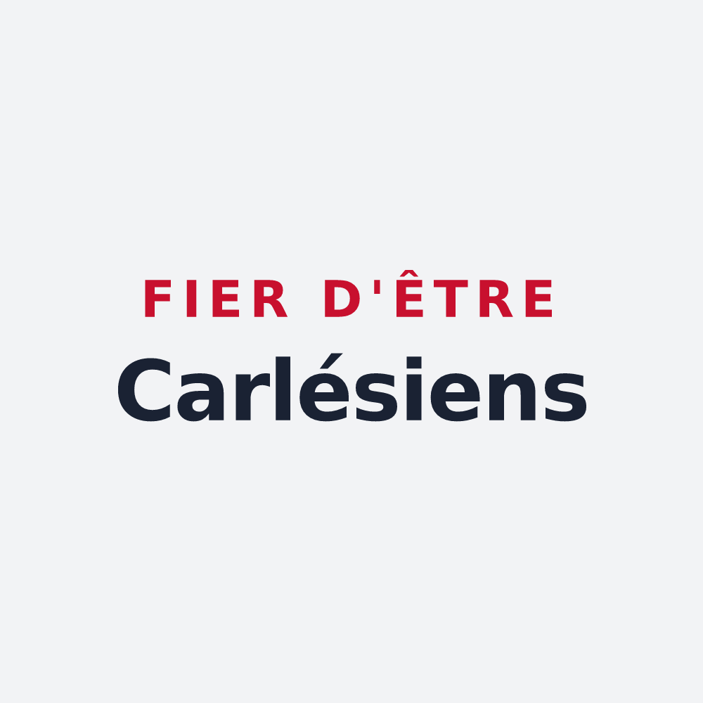 Poster « Fier d'être Carlésiens » — design pour Charly-sur-Marne