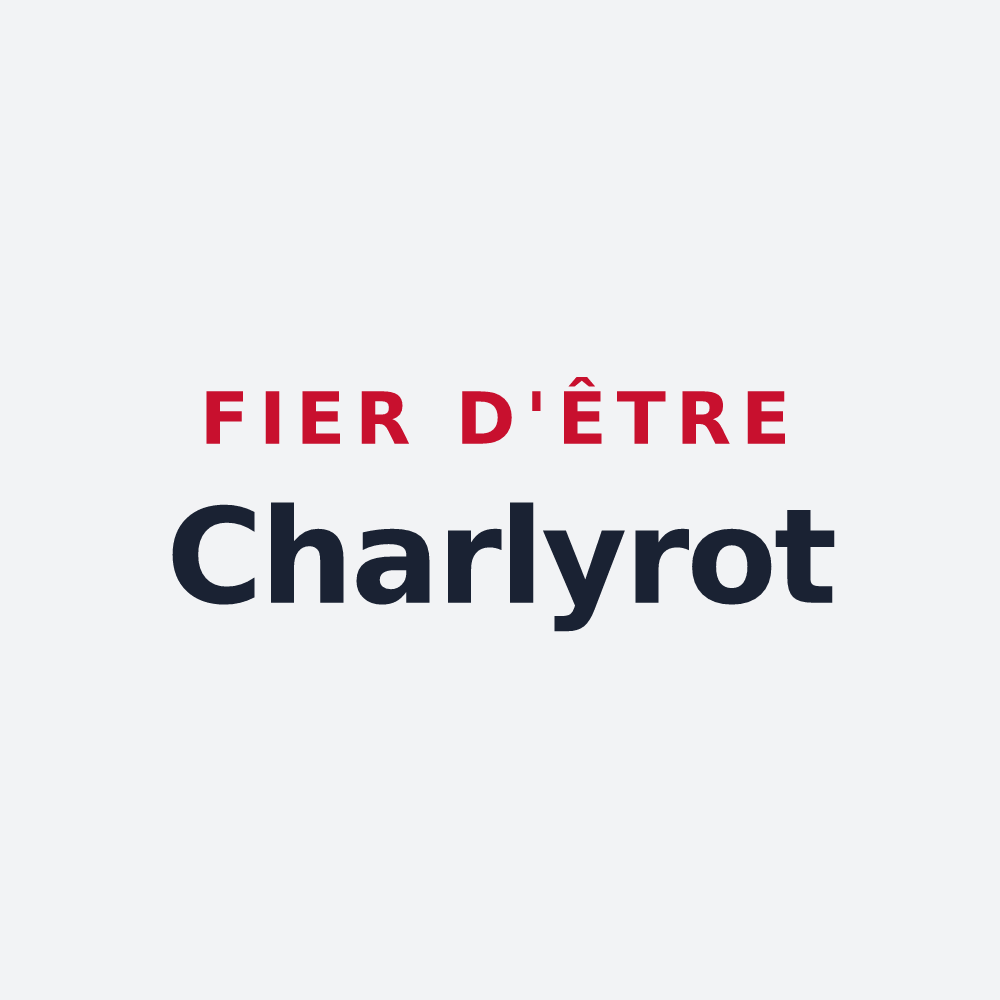 Poster « Fier d'être Charlyrot » — design pour Charly