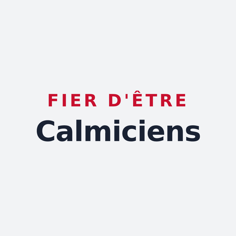 Poster « Fier d'être Calmiciens » — design pour Charmes
