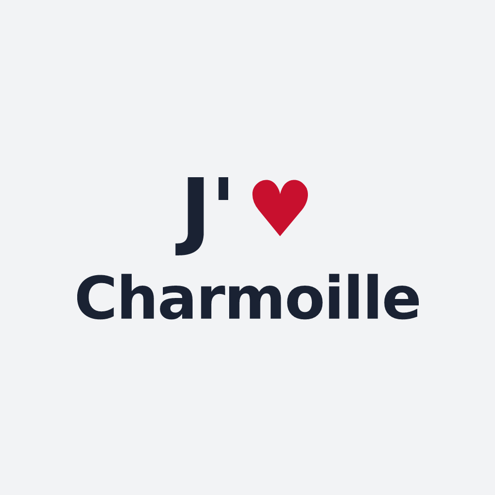 Poster personnalisé Charmoille — design J'aime Charmoille